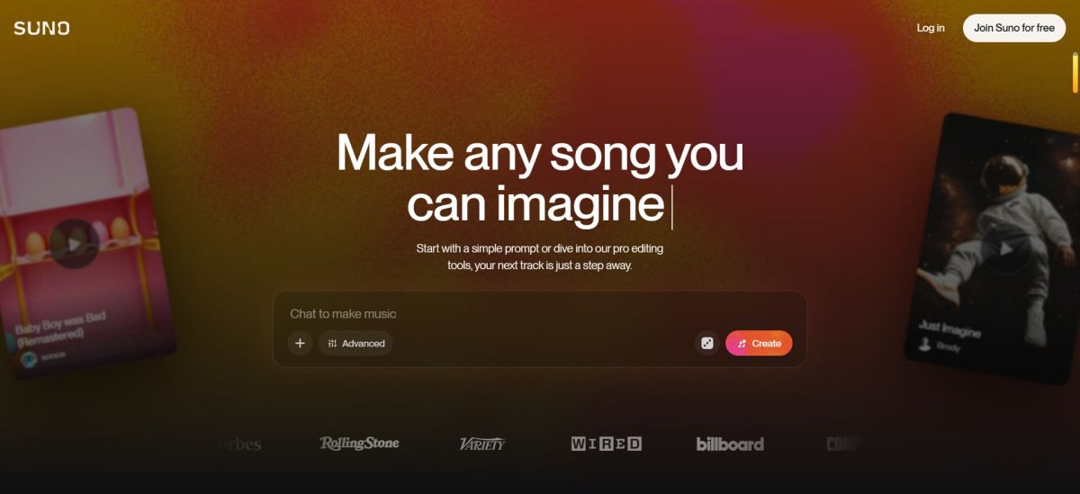 Suno AI：全球领先的AI音乐生成平台，支持个性化创作的音乐工具