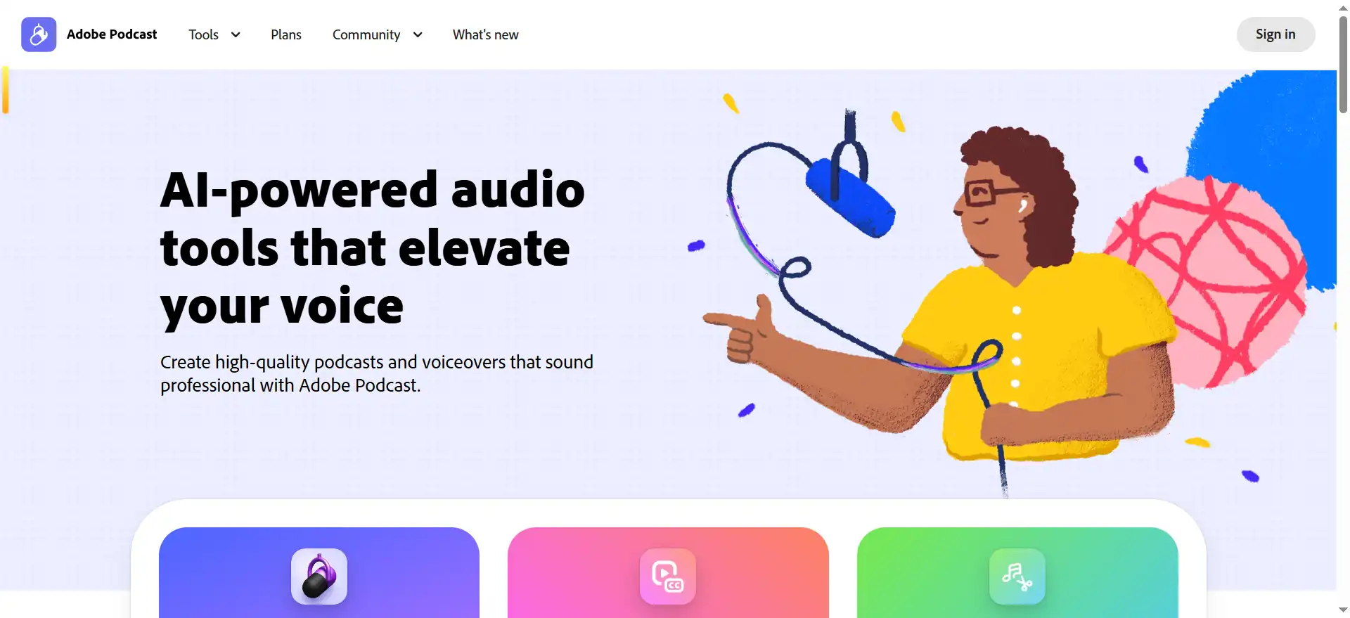 Adobe Podcast：那个能把手机录音修成录音棚音质的免费AI工具