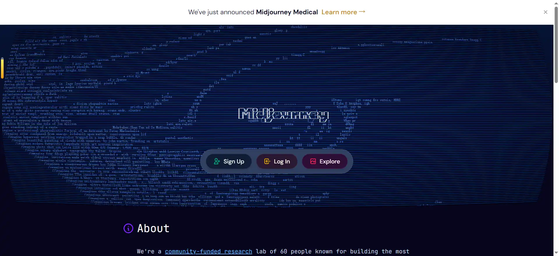 Midjourney—the "automatic transmission" of an AI painting machine, a pinnacle of output quality praised by designers. Tool Icon