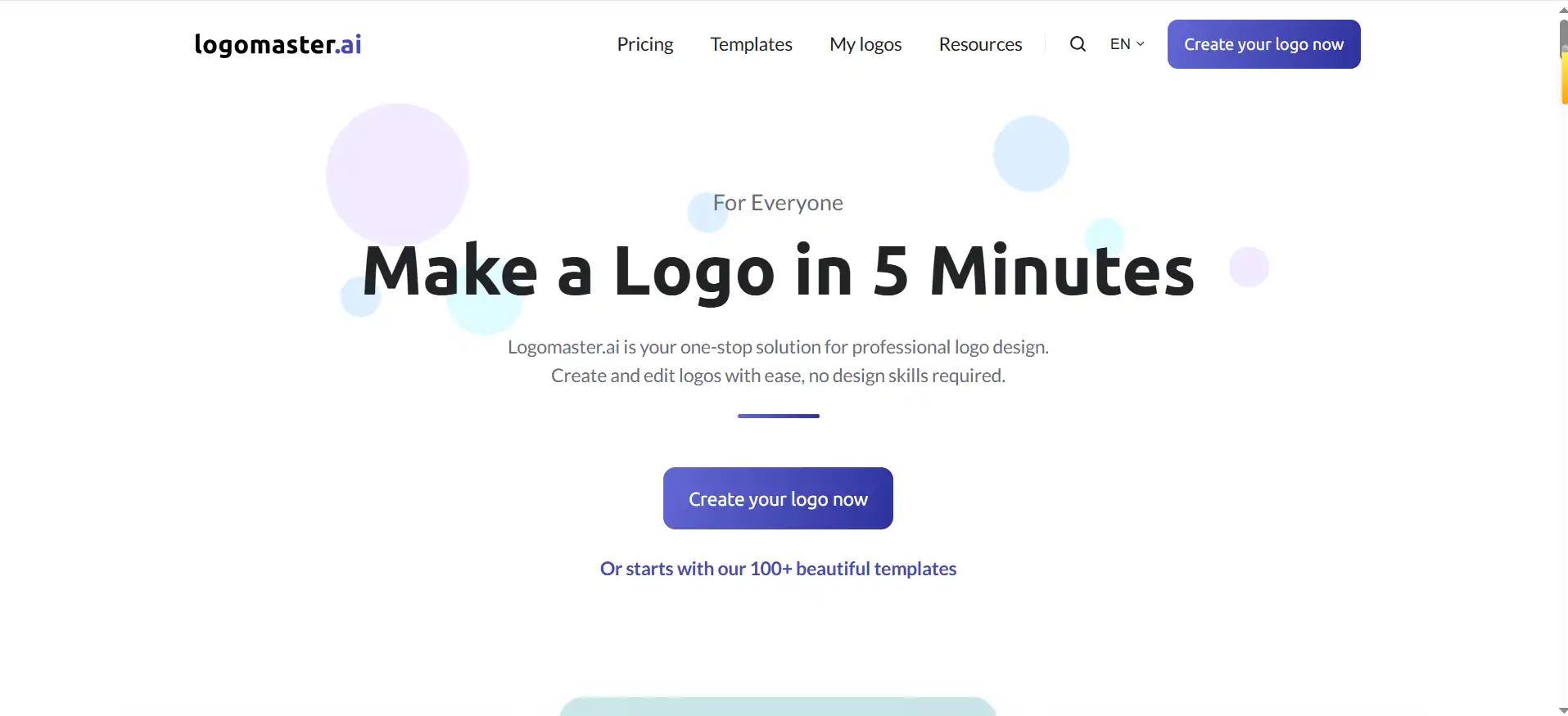 Logomaster.ai — Generate professional logos for free; create your brand identity in 5 minutes.