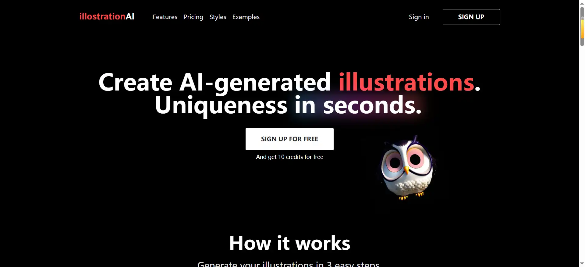 Illostration—An AI-powered illustration tool offering a variety of styles and a free trial.
