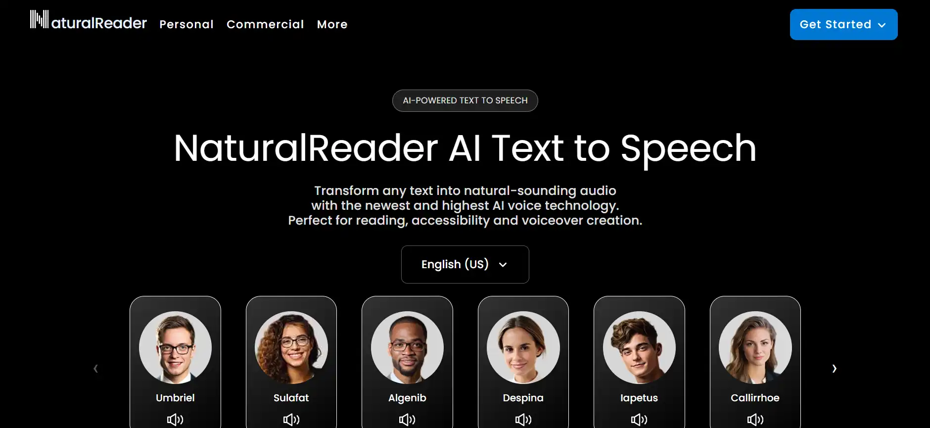 NaturalReader—an AI text-to-speech tool chosen by over 10 million users, suitable for everything from personal reading to commercial voiceovers.