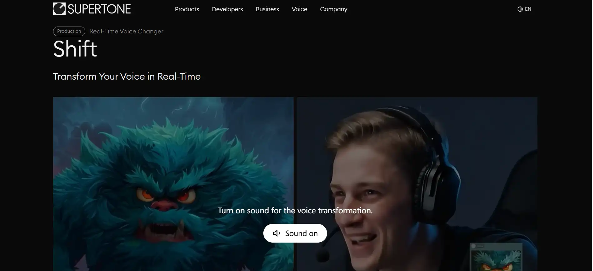 Supertone Shift——把专业声优的声音装进你的喉咙，HYBE旗下超低延迟实时AI变声器