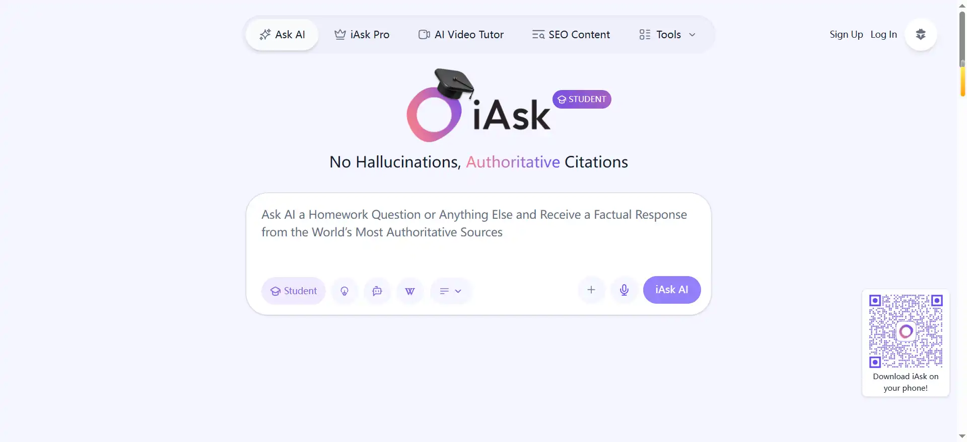iAsk.ai—A free AI search engine that provides direct answers instead of links.