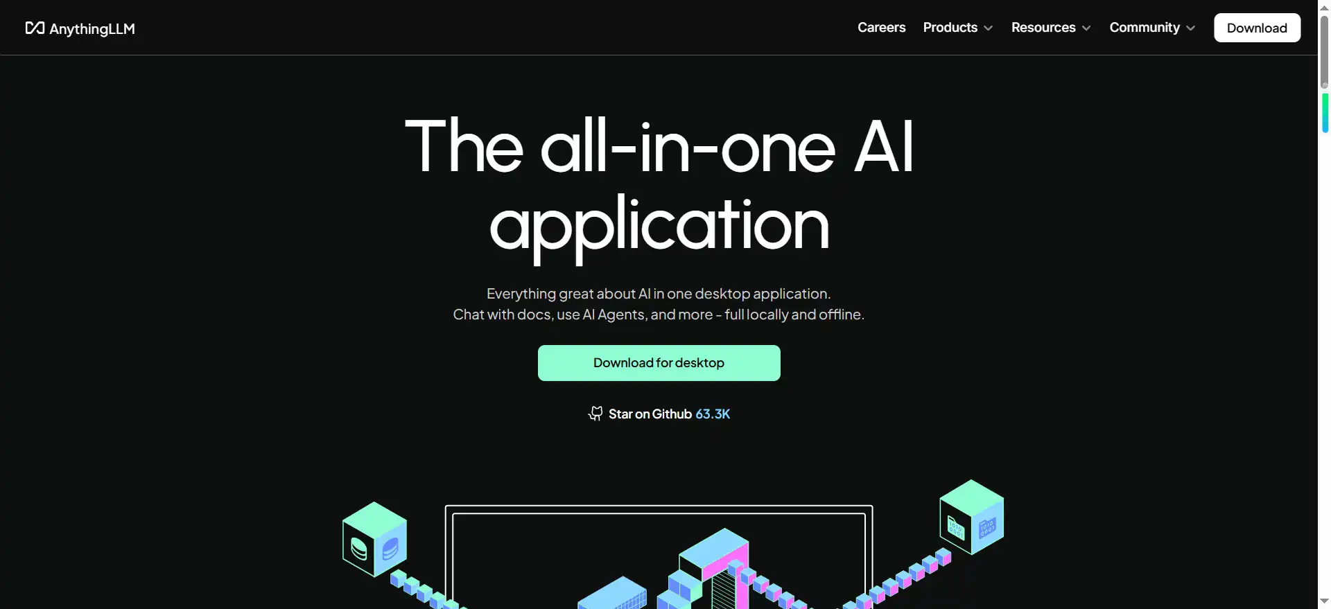 AnythingLLM – Full-stack AI applications and private knowledge bases, enabling you to build your own ChatGPT with any model.