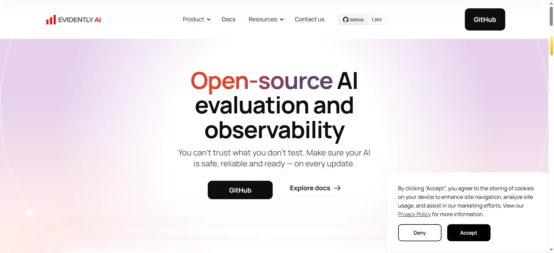 Evidently AI - Open-source ML model monitoring and data drift detection platform for production AI quality