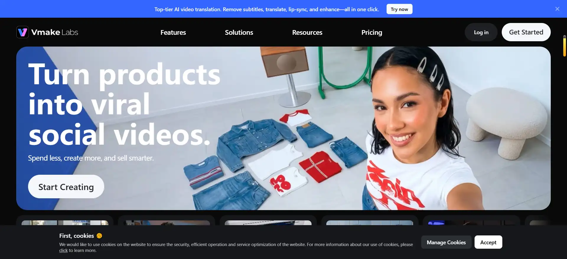Vmake AI - Ultimate AI UGC Video Generator for E-commerce Growth