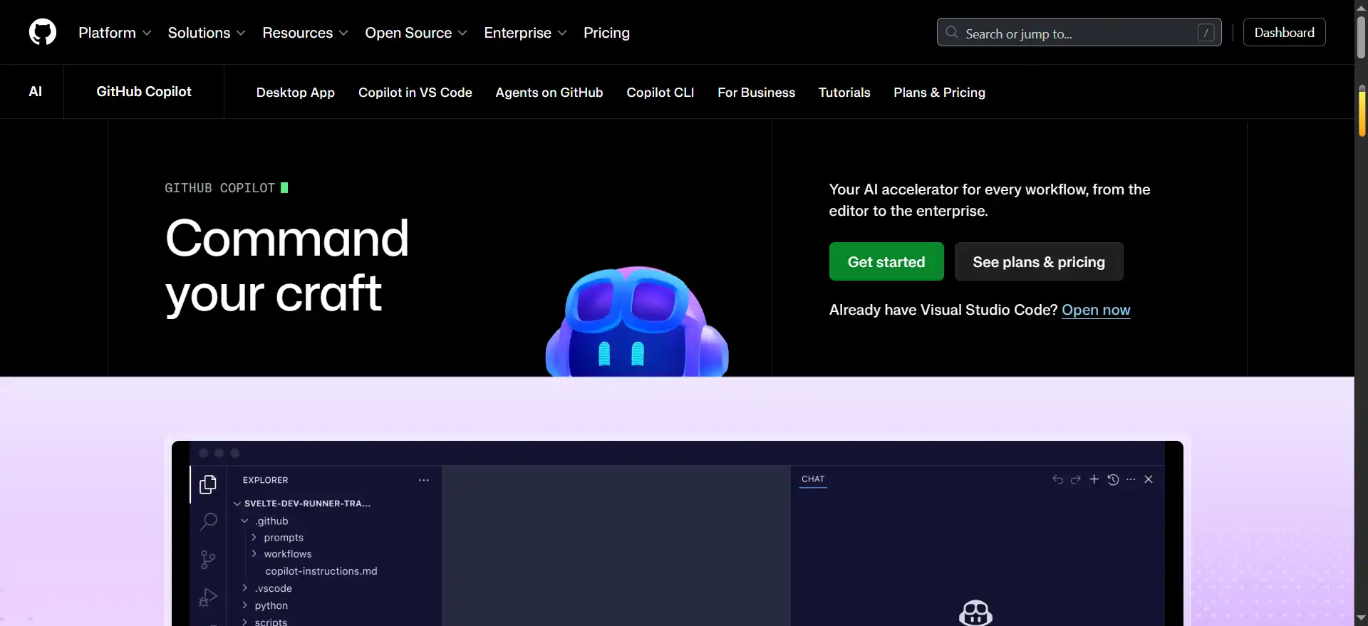 GitHub Copilot - AI Pair Programmer for Code Completion and Agent Workflows