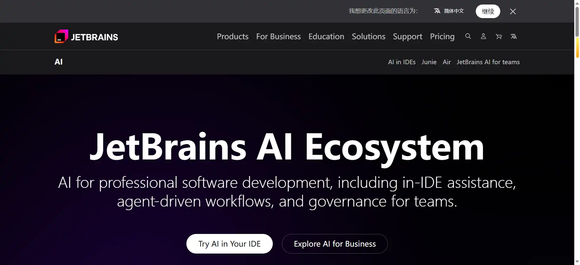 JetBrains AI: Intelligent Coding Assistance, AI Solutions, and More