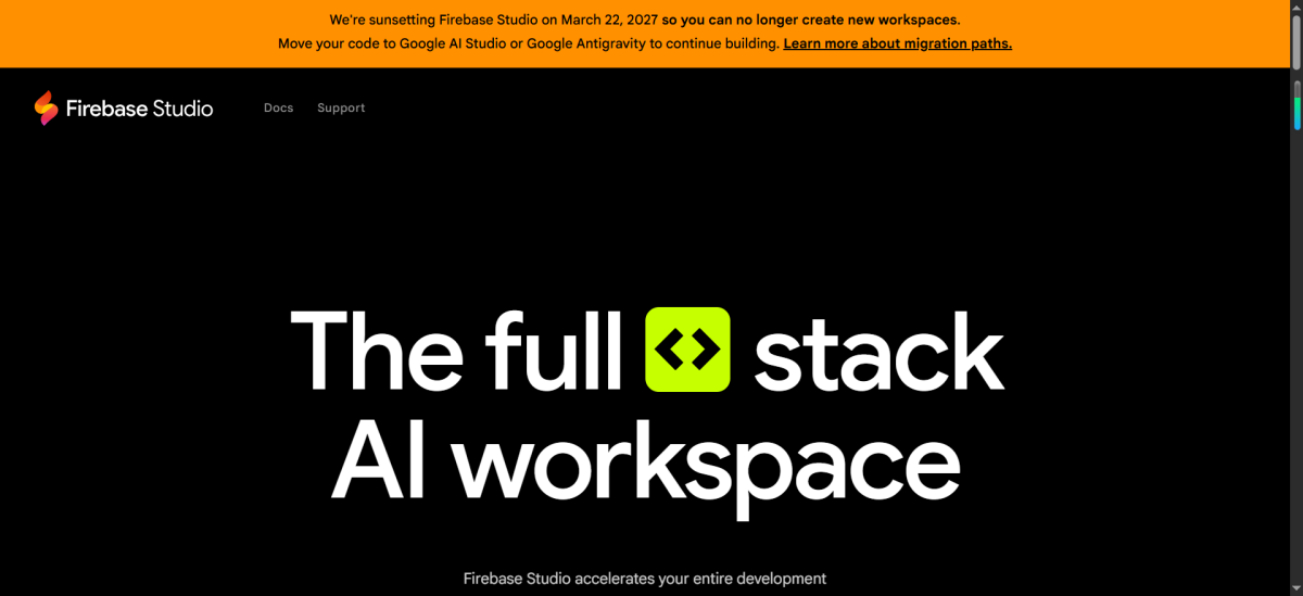 Firebase Studio - Full Stack AI Workspace