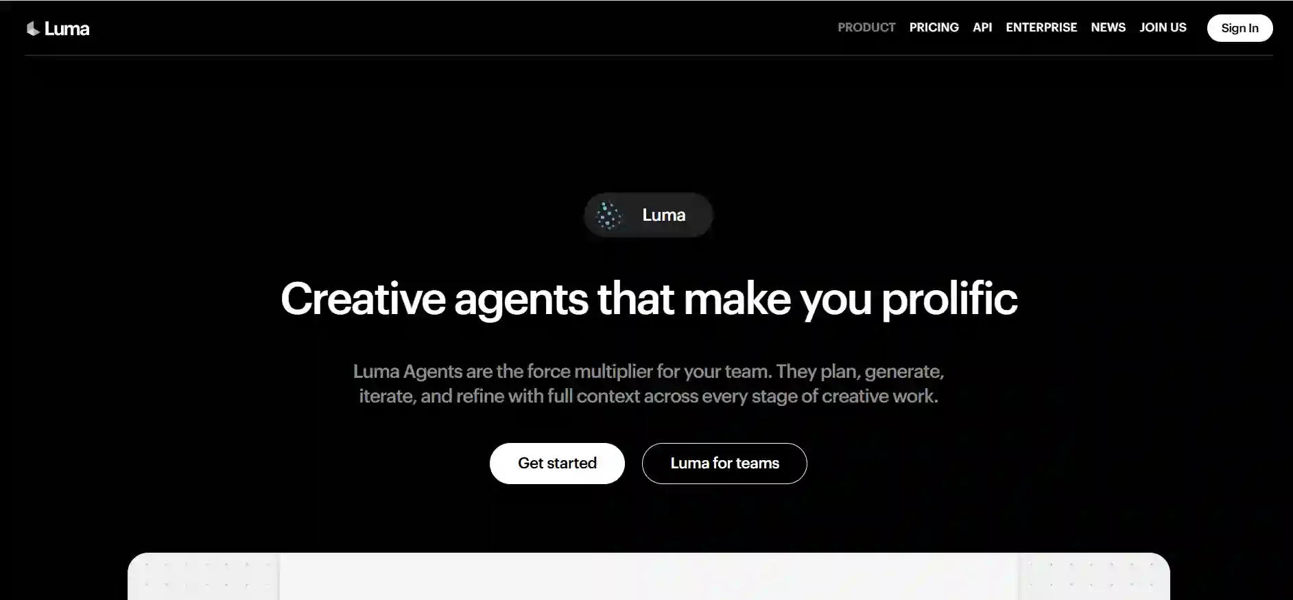 Luma AI App Platform - 3D Content Generation and AI Video Creation Tool