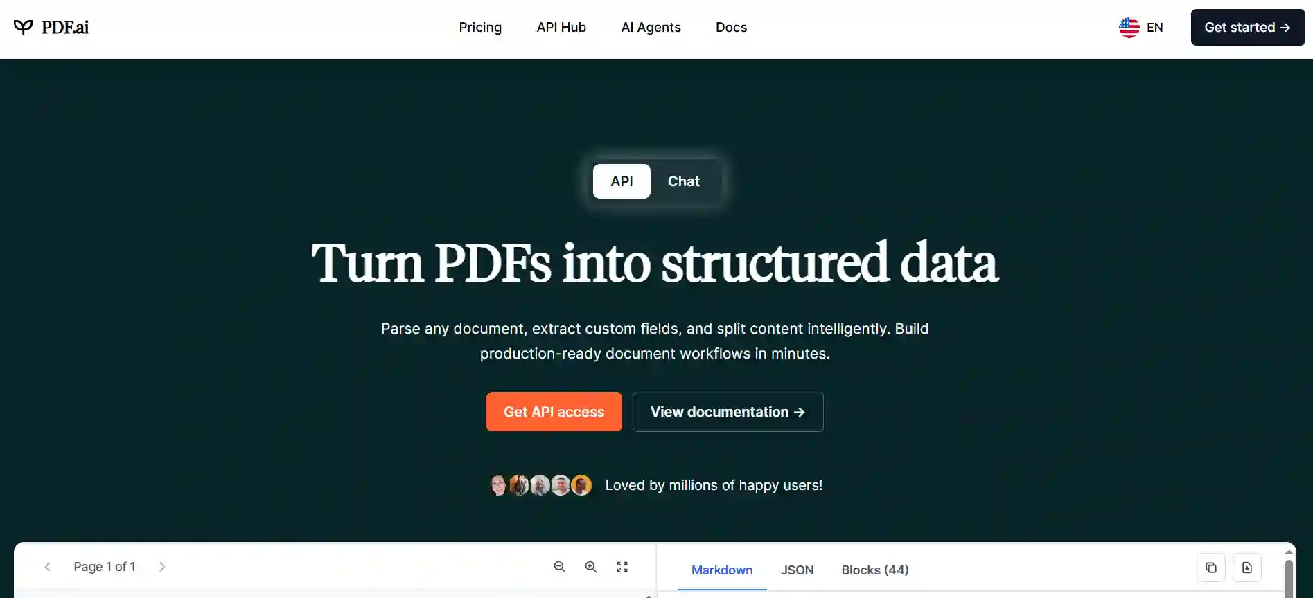 PDF.ai - Chat with PDFs & PDF API (Parse, Extract, Split)