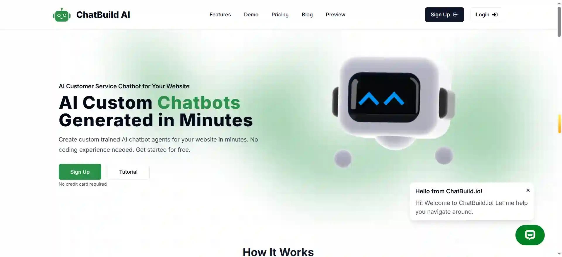 ChatBuild AI - 无需编码的AI聊天机器人创建平台