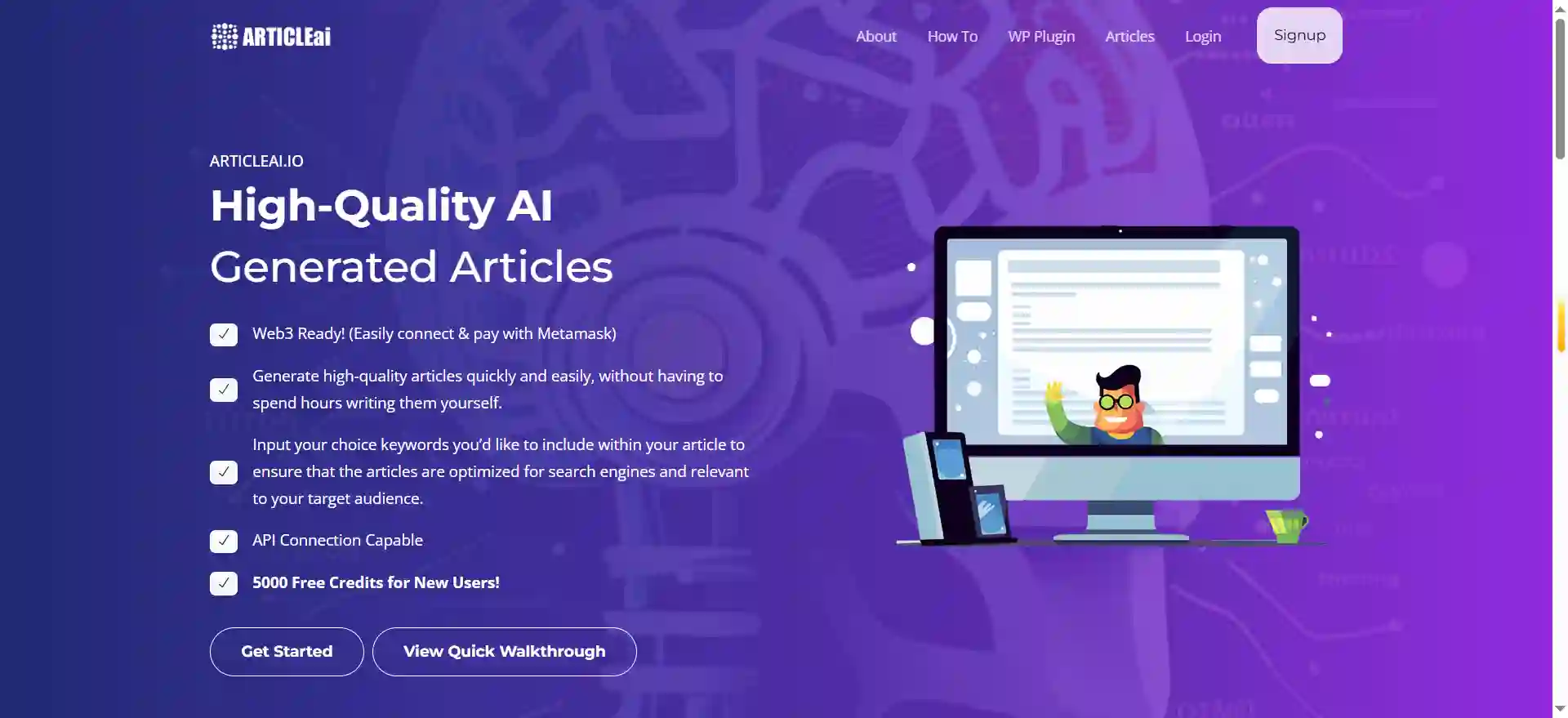 ArticleAI - AI-Powered Content Creation & Optimization Platform for High-Quality Articles