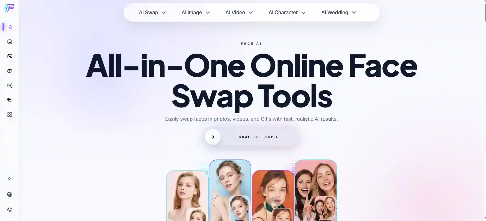FaceAI Art - AI Face Swap, Old Photo Restoration & Beauty Editing Tool