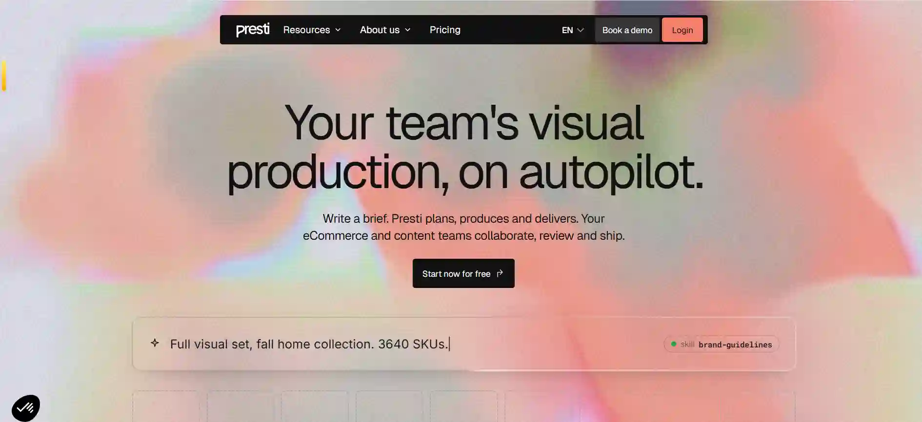 AI Product Photography - Generate Catalog Visuals at Scale | Presti AI