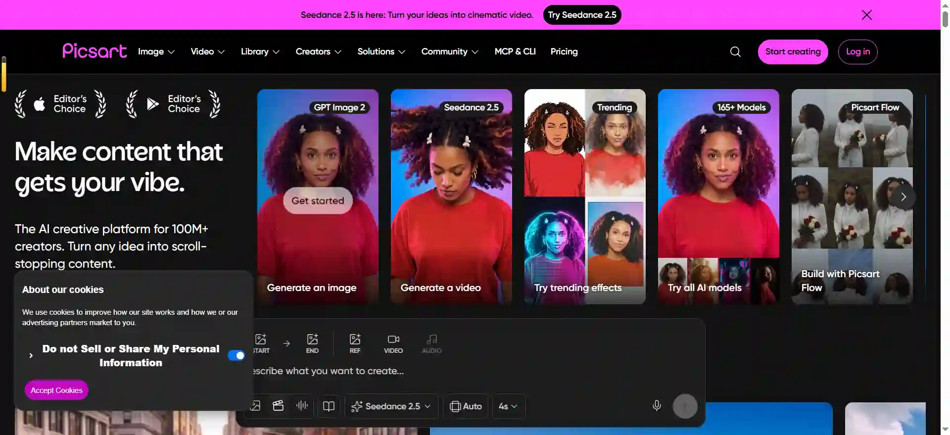 PicsArt Online Photo Editor with AI Filters and Design Tools