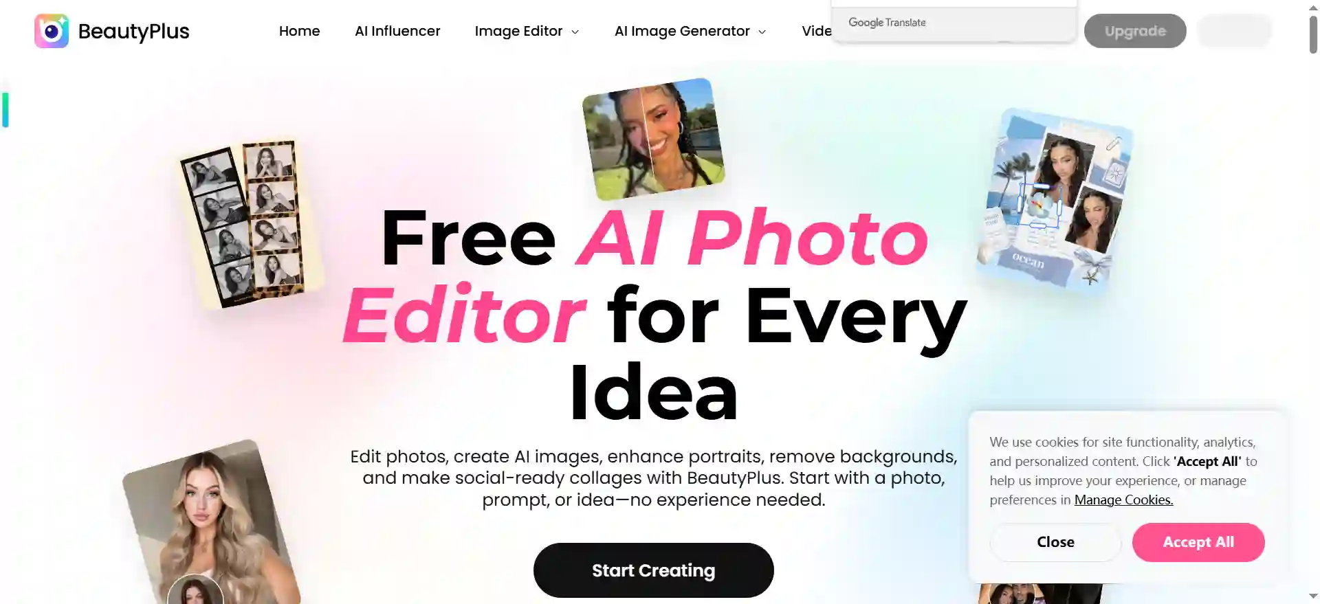BeautyPlus Free AI Photo Editor with Filters and Background Remover