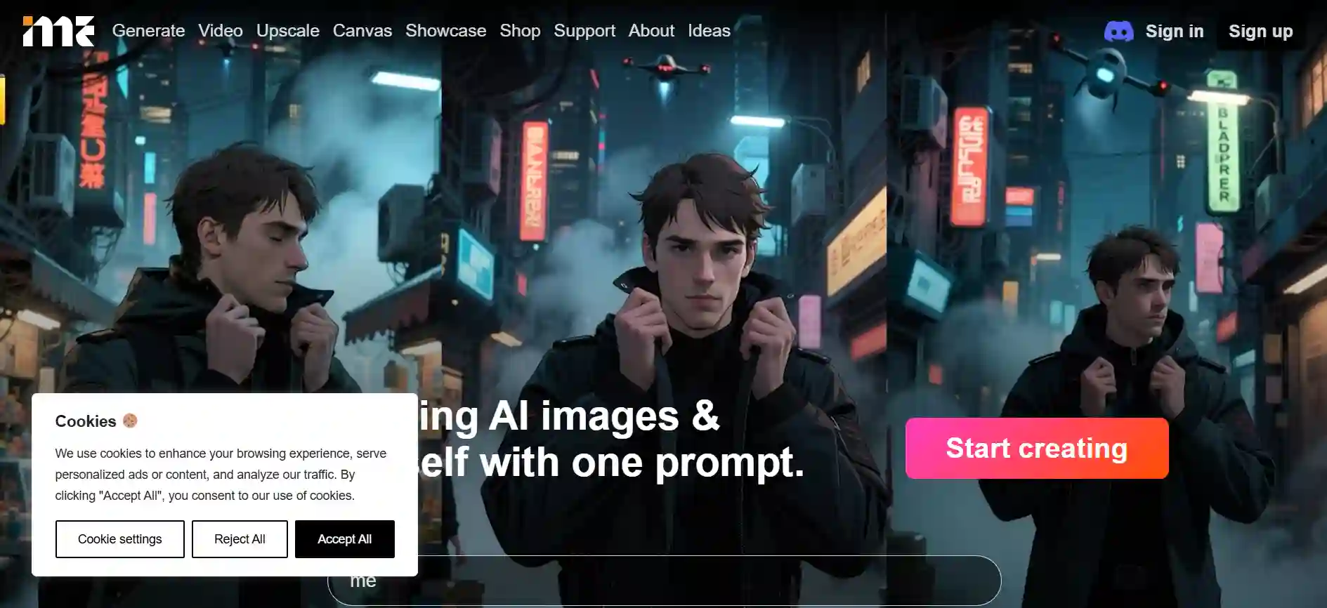 ImagineMe AI艺术肖像生成器在线创作工具