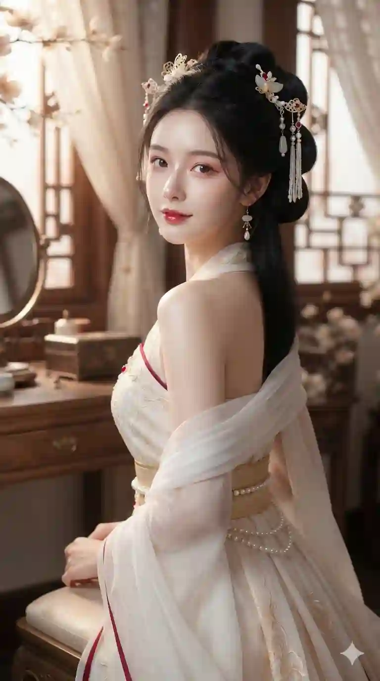 Ancient Noble Lady Water-Glow Makeup Portrait - 1