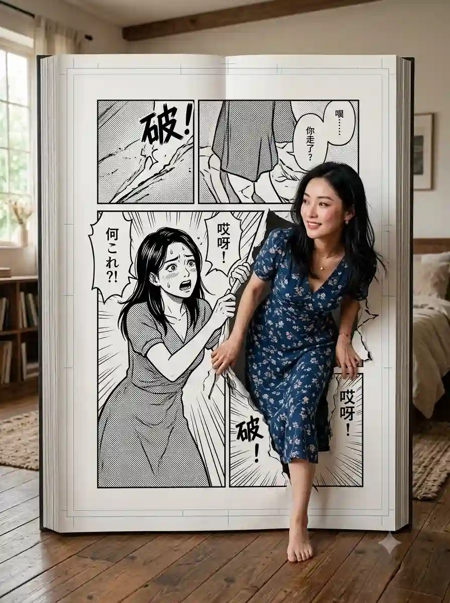 Breaking Boundaries: A Real-Life Encounter Emerging from Comic Pages - 1