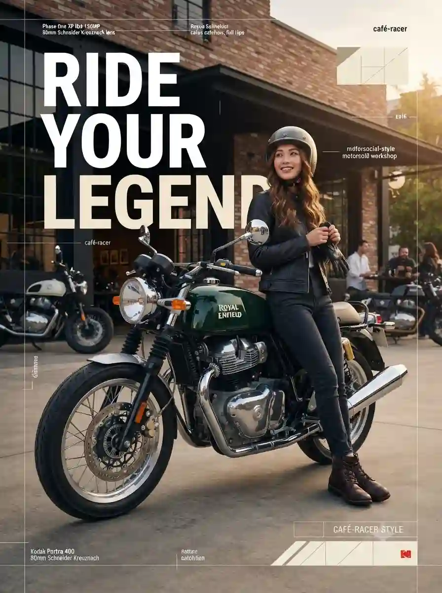 Royal Enfield Continental GT 650 Premium Social Campaign Poster - 1