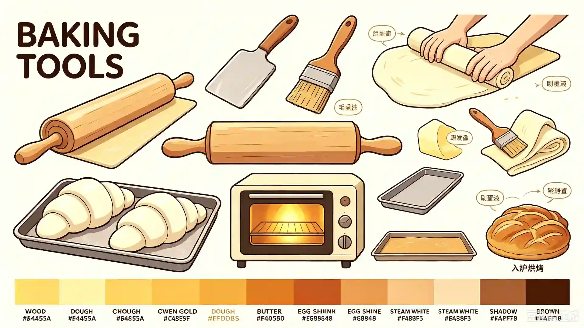 Ghibli Style Bakery Recipe Reference Sheet - 3