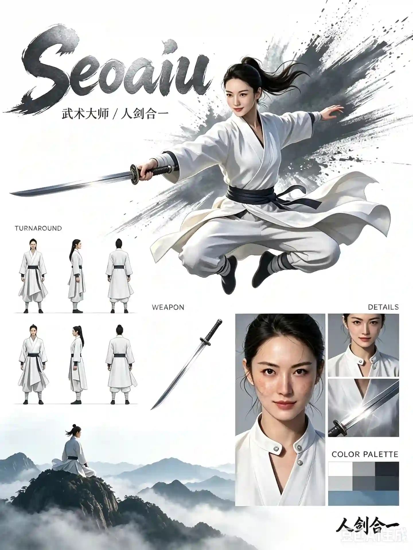Jet Li Cinematic Character Bible: Blade and Body as One - 2